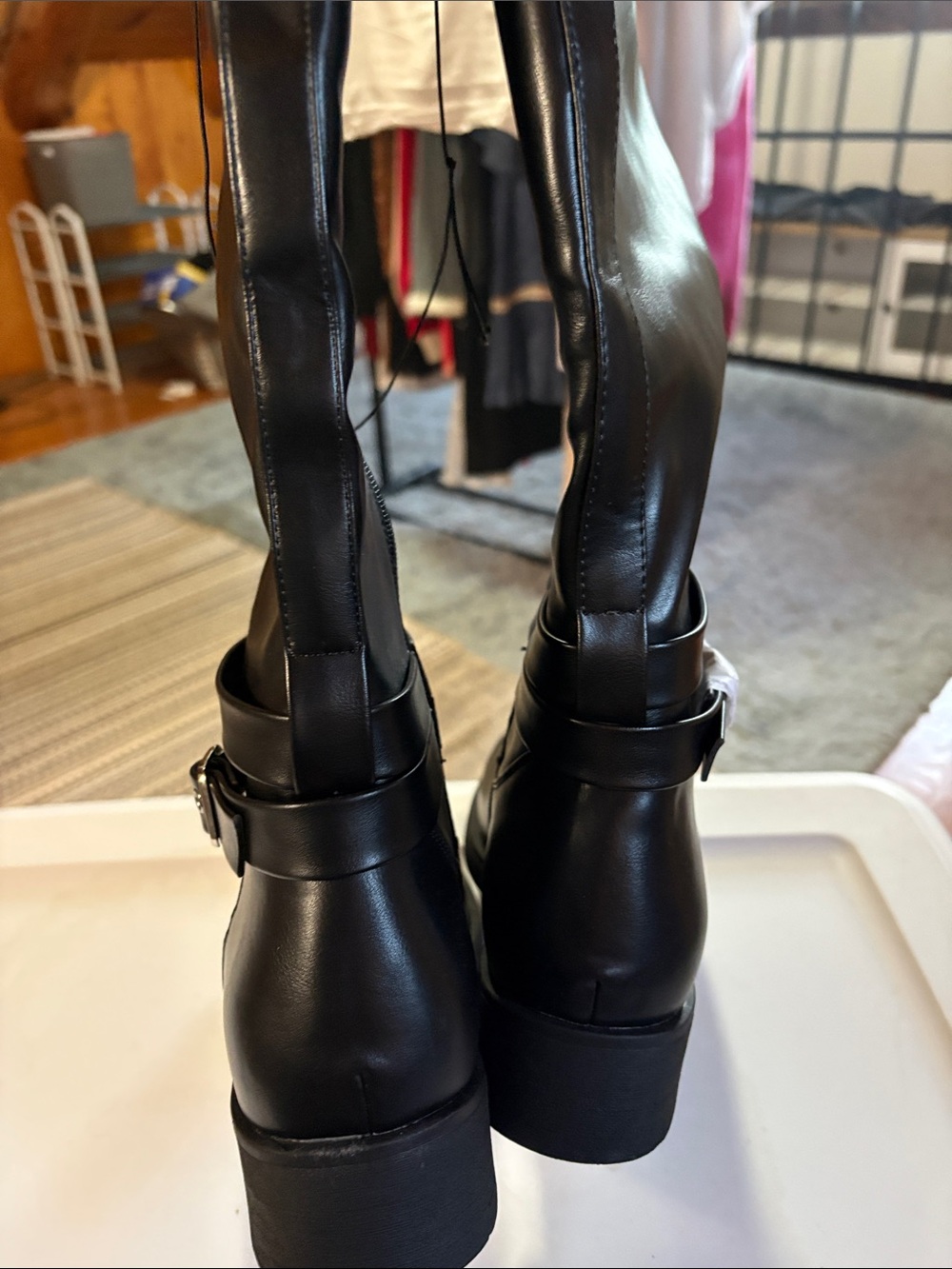 Olivia Miller Black riding boots - Picture 7 of 10